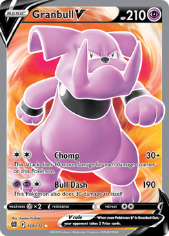 Granbull V #159 — Pokemon Brilliant Stars