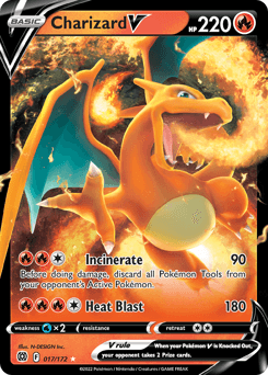 Charizard V #17 — Pokemon Brilliant Stars