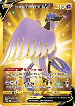 Galarian Articuno V #181 — Pokemon Brilliant Stars