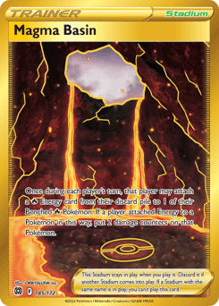 Magma Basin #185 — Pokemon Brilliant Stars