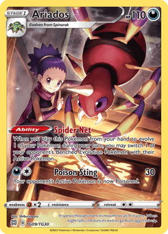 Ariados #TG09 — Pokemon Brilliant Stars