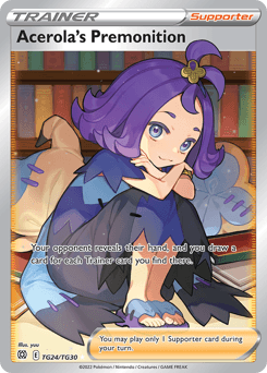 Acerola's Premonition #TG24 — Pokemon Brilliant Stars