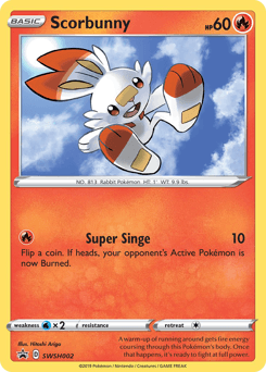 Scorbunny #SWSH002 — Pokemon Promo
