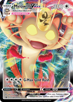 Meowth VMAX #SWSH005 — Pokemon Promo