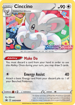 Cinccino #SWSH009 — Pokemon Promo