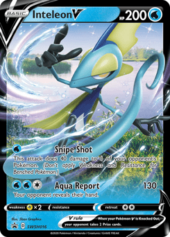 Inteleon V #SWSH016 — Pokemon Promo