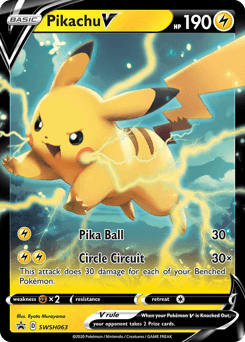 Pikachu V #SWSH063 — Pokemon Promo