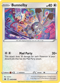 Bunnelby #SWSH082 — Pokemon Promo
