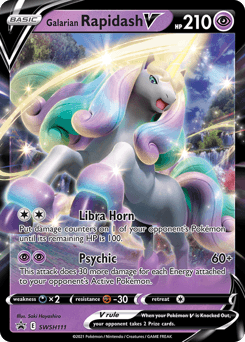 Galarian Rapidash V #SWSH111 — Pokemon Promo