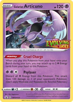 Galarian Articuno #SWSH123 — Pokemon Promo