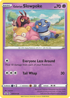 Galarian Slowpoke #SWSH126 — Pokemon Promo