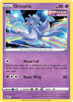 Oricorio #SWSH210 — Pokemon Promo