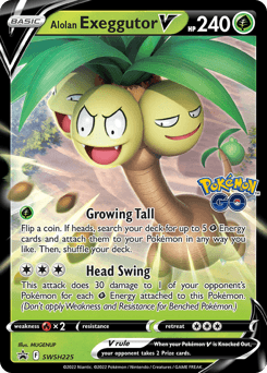 Alolan Exeggutor V #SWSH225 — Pokemon Promo