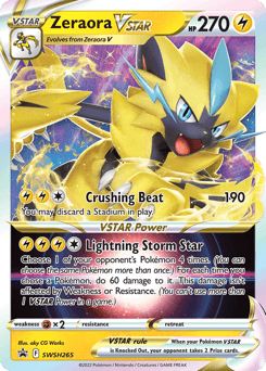 Zeraora VSTAR #SWSH265 — Pokemon Promo