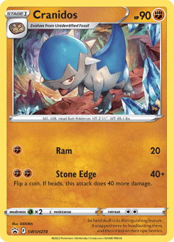 Cranidos #SWSH274 — Pokemon Promo