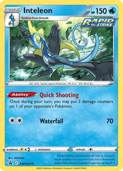 Inteleon #SWSH279 — Pokemon Promo