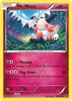 Mr. Mime #91 — Pokemon XY