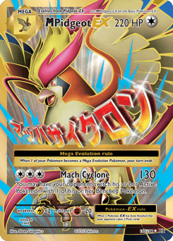 M Pidgeot EX #105 — Pokemon Evolutions