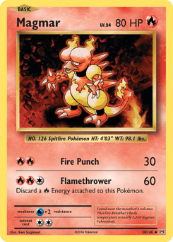 Magmar #20 — Pokemon Evolutions