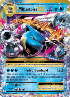 M Blastoise EX #22 — Pokemon Evolutions