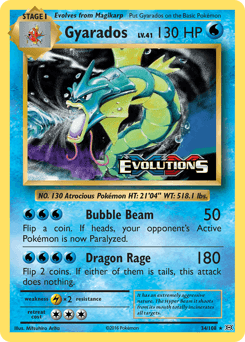 Gyarados #34 — Pokemon Evolutions