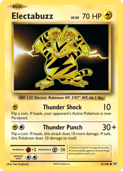 Electabuzz #41 — Pokemon Evolutions