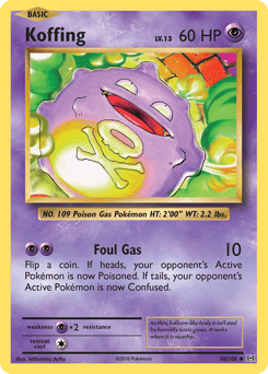 Koffing #50 — Pokemon Evolutions