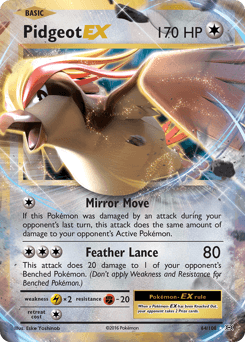 Pidgeot EX #64 — Pokemon Evolutions