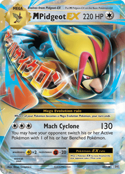 M Pidgeot EX #65 — Pokemon Evolutions