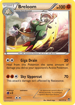 Breloom #50 — Pokemon Furious Fists