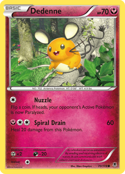 Dedenne #70 — Pokemon Phantom Forces
