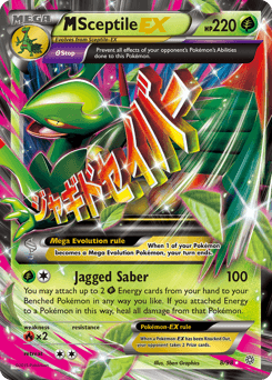 M Sceptile EX #8 — Pokemon Ancient Origins