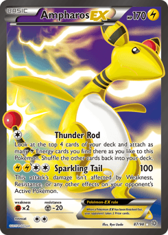 Ampharos EX #87 — Pokemon Ancient Origins