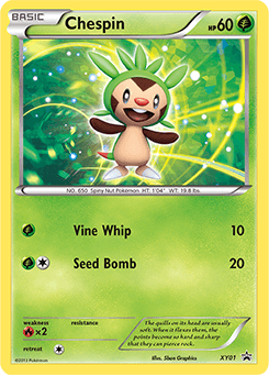 Chespin #XY01 — Pokemon Promo