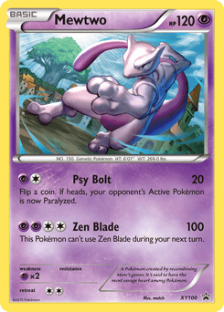 Mewtwo #XY100 — Pokemon Promo