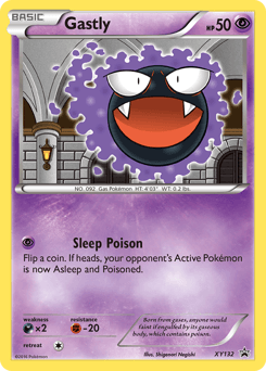 Gastly #XY132 — Pokemon Promo