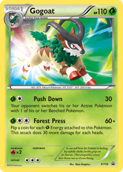 Gogoat #XY16 — Pokemon Promo