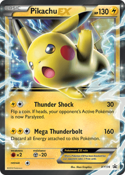 Pikachu EX #XY174 — Pokemon Promo