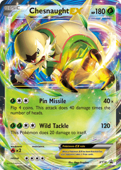 Chesnaught EX #XY18 — Pokemon Promo