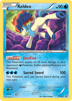 Keldeo #XY191 — Pokemon Promo