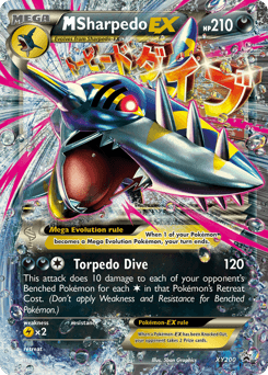 M Sharpedo EX #XY200 — Pokemon Promo