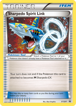 Sharpedo Spirit Link #XY201 — Pokemon Promo