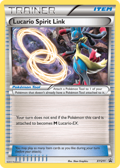 Lucario Spirit Link #XY211 — Pokemon Promo