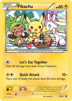 Pikachu #XY95 — Pokemon Promo