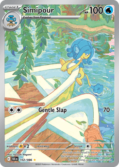 Simipour #102 — Pokemon Black Bolt