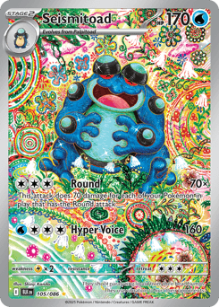 Seismitoad #105 — Pokemon Black Bolt