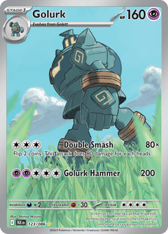 Golurk #123 — Pokemon Black Bolt