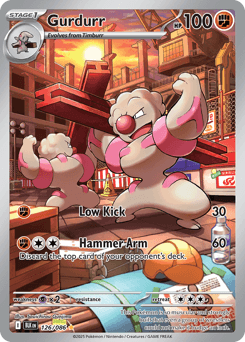 Gurdurr #126 — Pokemon Black Bolt