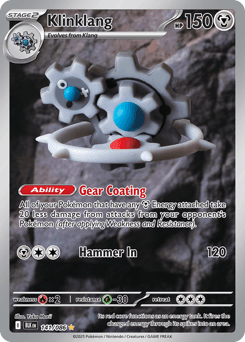 Klinklang #141 — Pokemon Black Bolt
