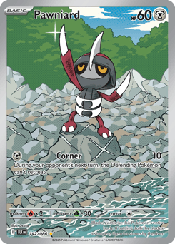 Pawniard #142 — Pokemon Black Bolt